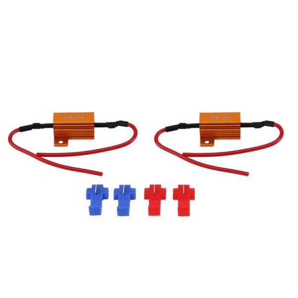 2 PCS Car Canbus Error Canceller Decoder Load Resistor LED 25W 25 Ohm No Blinking Decoder - Image 6