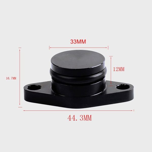 6 PCS 33mm Swirl Flap Flaps Delete Removal Blanks Plugs for BMW M57 (6-cylinder) (Black) - Image 3