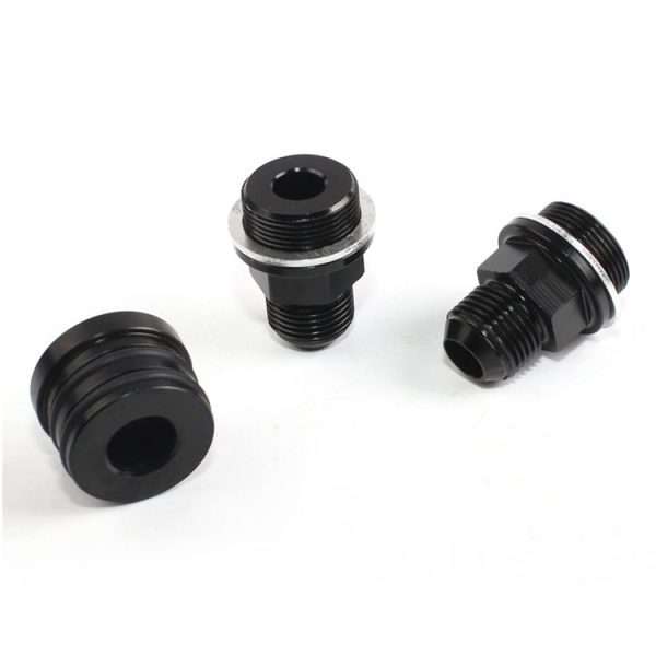 M28~10AN Black Engine Rear Block Breather Fitting Adapter for Honda Oil Catch Can B16 B18C - Image 3