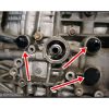M28~10AN Black Engine Rear Block Breather Fitting Adapter for Honda Oil Catch Can B16 B18C - Image 4