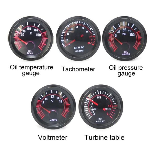 52mm 12V Universal Car Modified Tachometer - Image 6