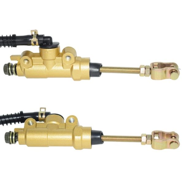 Motorcycles Rear Brake Master Cylinder Pump for Honda Sportrax 400 TRX400EX 1999-2008 (Gold) - Image 3