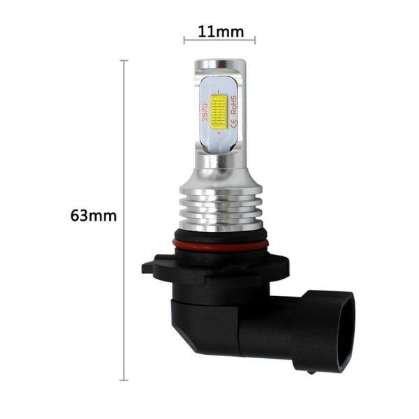 2 PCS 9006 HB4 72W 1000LM 6000-6500K Super Bright White Light Car Fog LED Bulbs, DC 12-24V (White Light) - Image 6