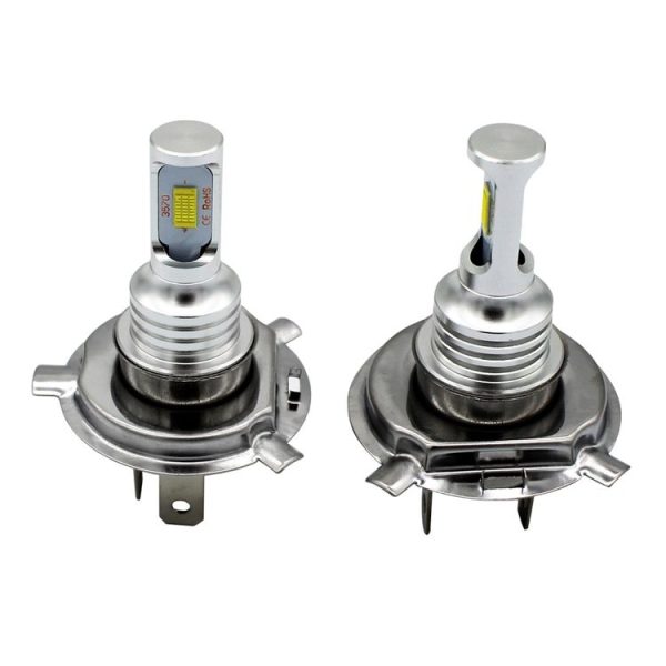 2 PCS H4 72W 1000LM 6000-6500K Super Bright White Light Car Fog LED Bulbs, DC 12-24V (White Light) - Image 2