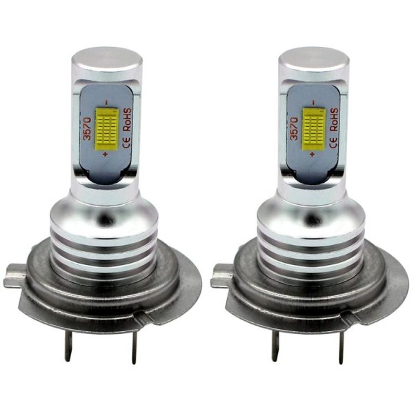 2 PCS H7 72W 1000LM 6000-6500K Super Bright White Light Car Fog LED Bulbs, DC 12-24V (White Light) - Image 2