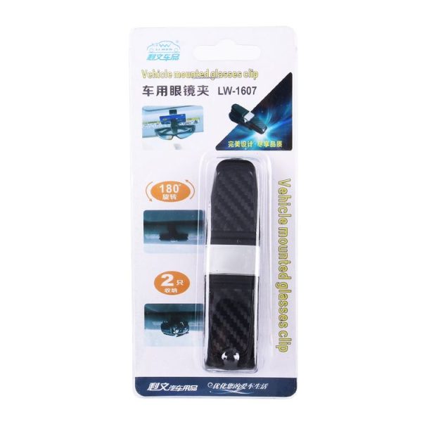 LIWEN LW-1607 Vehicle Mounted Glasses Clip (Black) - Image 5