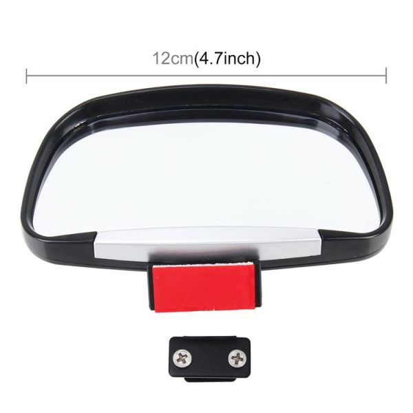 3R-081 Car Blind Spot Side View Wide Angle Convex Mirror Vision Collection Side View Mirror Blind Spot Mirror (Black) - Image 5
