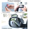 SHUNWEI Car Adjustable Blind Spot Mirror Wide Angle Auxiliary Rear View Side Mirror - Image 7