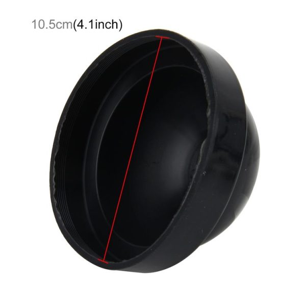 2 PCS K105 Universal Car LED Headlight HID Xenon Lamp Silicone Dust Cover Seal Caps Car Dust Cover Waterproof Dustproof Sealing Headlamp Cover for Car Retrofit, Inner Diameter: 10.5cm - Image 5