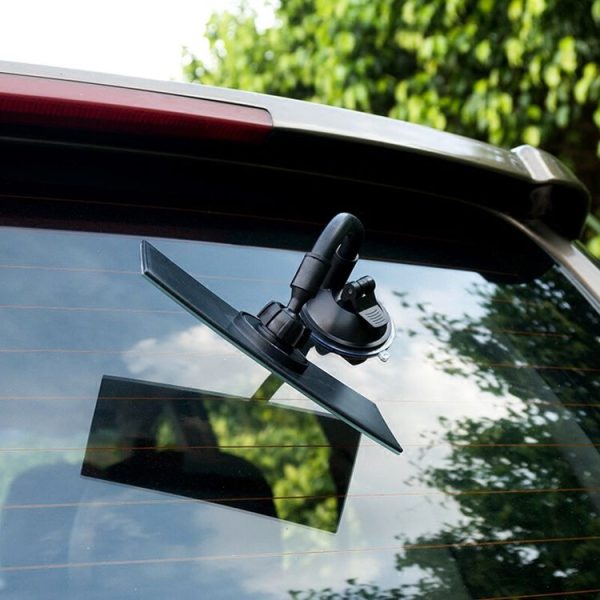 360 Degree Car Adjustable Interior Windshield Rectangular Blind Spot Mirror with Suck Cup Holder - Image 8