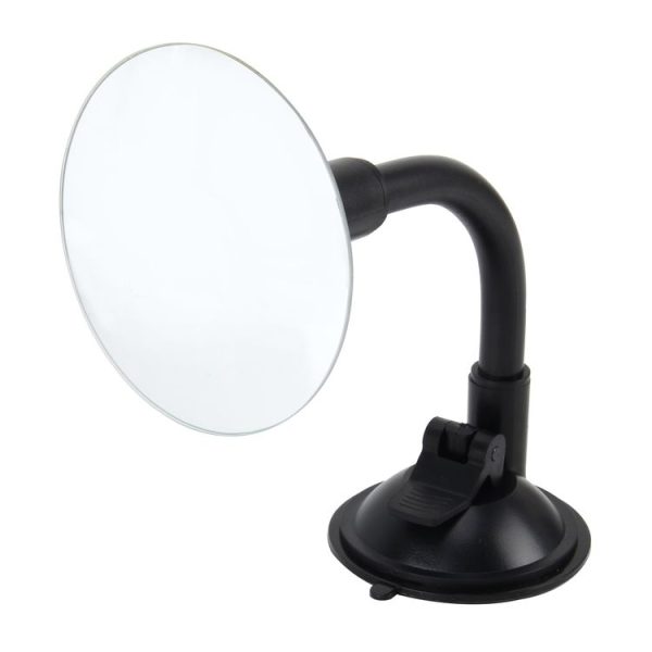 360 Degree Adjustable Car Interior Windshield Circular Blind Spot Mirror with Sucking Cup Holder - Image 2