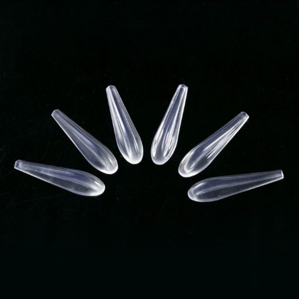 6 PCS Universal Resin Rear Spoiler Car Auto Rear Spoiler Exterior Rear Spoiler Kit Car Crash Strip Spoiler Routed Board Mute Rectifier Noise Reduction Spoiler (Transparent) - Image 2