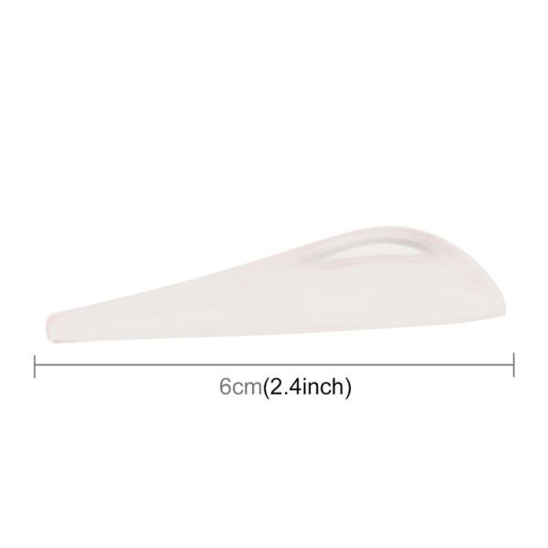6 PCS Universal Resin Rear Spoiler Car Auto Rear Spoiler Exterior Rear Spoiler Kit Car Crash Strip Spoiler Routed Board Mute Rectifier Noise Reduction Spoiler (Transparent) - Image 3