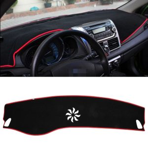 Car Dashboard Instrument Panel Sunscreen Car Mats Hood Cover for Mercedes-Benz C-Class 2015-2018 (Please note the model and year) (Red)