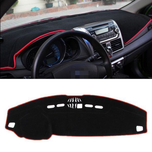 Car Light Pad Instrument Panel Sunscreen Hood Mats Cover for Land Rover Discovery 4 / 3 (Please Note Model and Year) (Red)