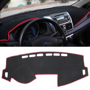 Dark Mat Car Dashboard Cover Car Light Pad Instrument Panel Sunscreen Car Mats for Trumpchi (Please note the model and year) (Red)