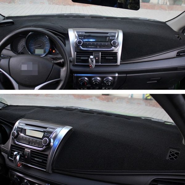 Dark Mat Car Dashboard Cover Car Light Pad Instrument Panel Sunscreen Car Mats for Land Rover Discovery 4, Please note the model and year (Black) - Image 7