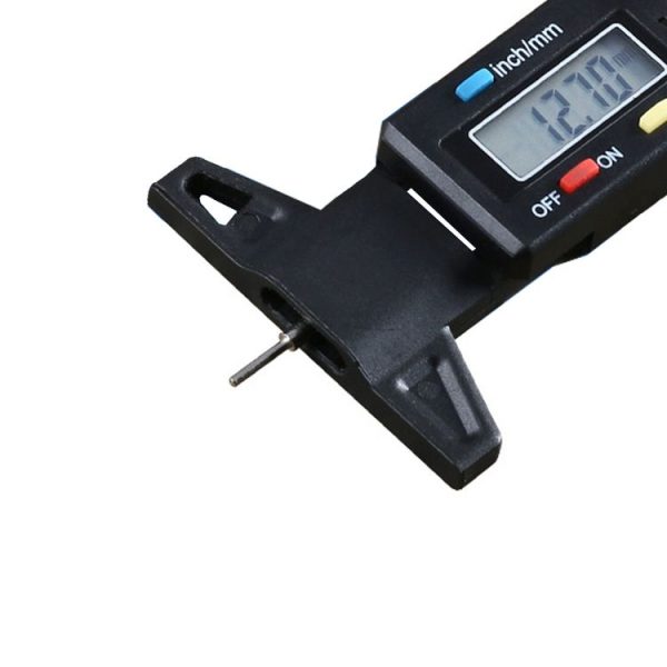 0-25mm Electronic Digital Tread Plan Refinding Rounds Refinding Outcome Exists Tread Tablets Type Gauge Depth Vernier Caliper Measuring Tools (Blue) - Image 4