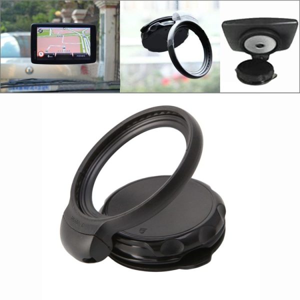 TomTom One V4 Rotation Foldable Adjustable Car Suction Cup GPS Holder Stand (Black)