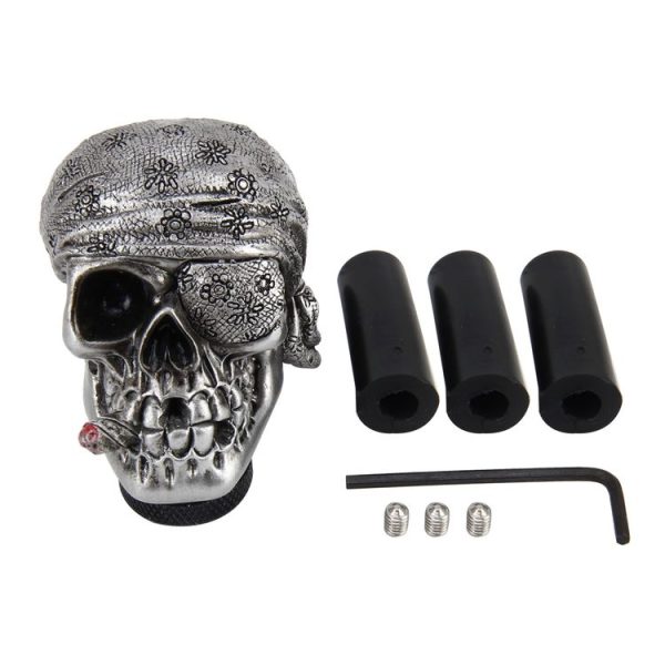 Universal Skull Car Gear Shift Knob Modified Car Gear Shift Knob Auto Transmission Shift Lever Knob Gear Knobs - Image 5