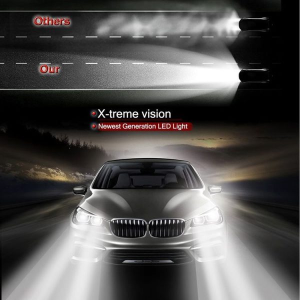 2pcs H8 / H11 18W 1800LM 6000K Waterproof IP68 Car Auto LED Headlight with 2 COB LED Lamps, DC 9-36V (White Light) - Image 8