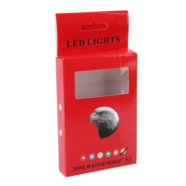 2 PCS 12V 3W Eagle Eyes LED Light For Motorcycle, Wire Length: 45cm (Blue Light) - Image 5