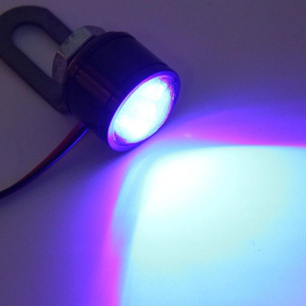 2 PCS 12V 3W Eagle Eyes LED Light For Motorcycle, Wire Length: 45cm (Blue Light) - Image 6