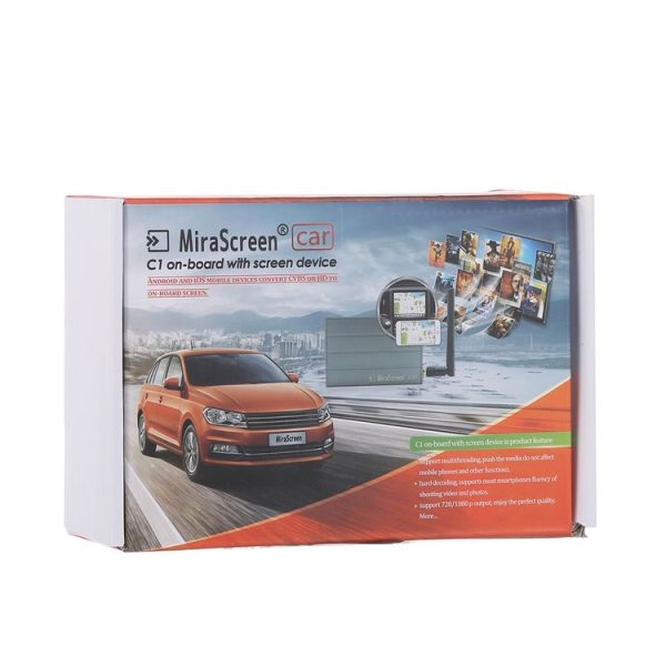 MiraScreen C1 Auto Car Wireless WiFi Display Dongle Smart Media Streamer, Support DLNA / Airplay / Miracast / Screen Mirroring - Image 6