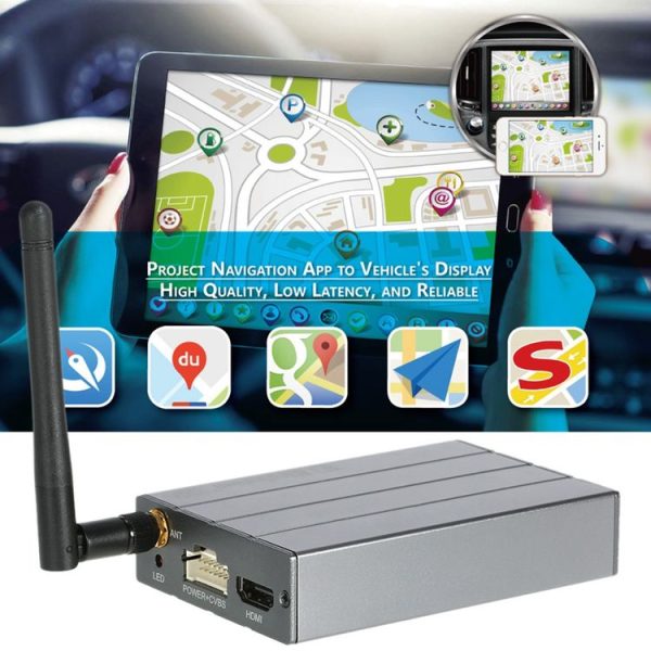 MiraScreen C1 Auto Car Wireless WiFi Display Dongle Smart Media Streamer, Support DLNA / Airplay / Miracast / Screen Mirroring - Image 9