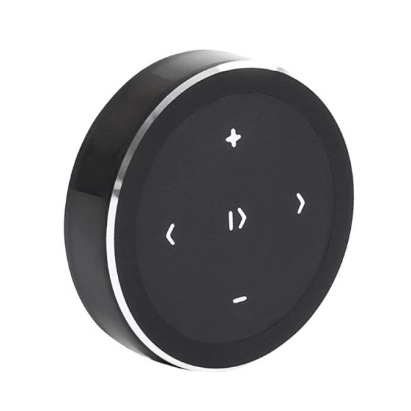 Car Wireless Bluetooth Controller Mobile Phone Multimedia Multi-functional Steering Wheel Remote Controller with Holder (Black) - Image 4
