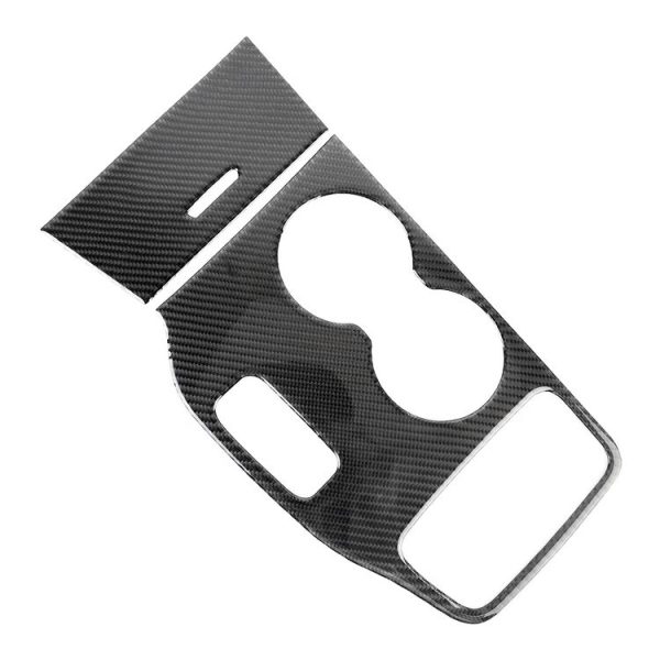 2 PCS Car Water Cup Panel Carbon Fiber Decorative Sticker for Jeep Grand Cherokee 2014-2015 - Image 2