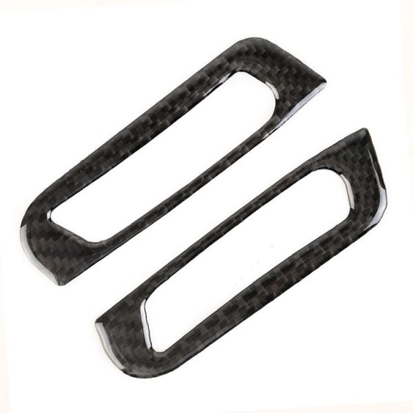 2 PCS Car A Column Air Outlet Carbon Fiber Decorative Sticker for Jeep Grand Cherokee 2011-2018 - Image 2