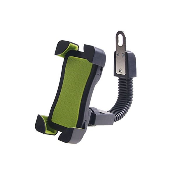 Universal 360 Degrees Free Rotation ABS Motorcycle Phone Bracket Mountain Bike Navigation Bracket GPS / Mobile Holder for 3.5-6.5 inch Mobile Phone (Green) - Image 2