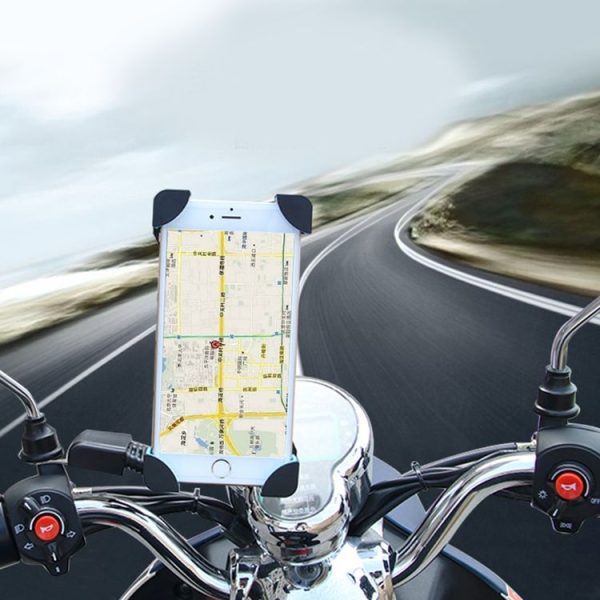 Universal 360 Degrees Free Rotation ABS Motorcycle Phone Bracket Mountain Bike Navigation Bracket GPS / Mobile Holder for 3.5-6.5 inch Mobile Phone (Green) - Image 6