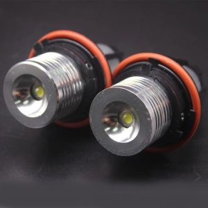 2 PCS DC 12-24V 6W 800LM 6000K LED Angel Eyes Light Bulb for BMW E39 / E53 / E60 / E61 / E63 / E64 / E65 / E66 / E87, (White Light)