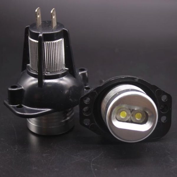 2 PCS DC 12-24V 6W 800LM 2-LED Car Angel Eyes Light Bulb for BMW E90 / E91, (White Light) - Image 4