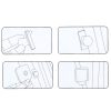 3R-2130 Car Truck Interior Adjustable Wide Angle Rear View Blind Spot Mirror, Size: 7*6.5*1cm - Image 7