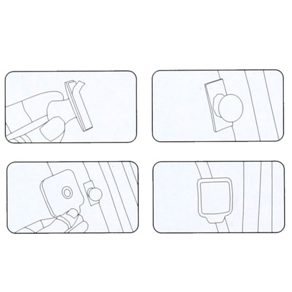 3R-2130 Car Truck Interior Adjustable Wide Angle Rear View Blind Spot Mirror, Size: 7*6.5*1cm - Image 7