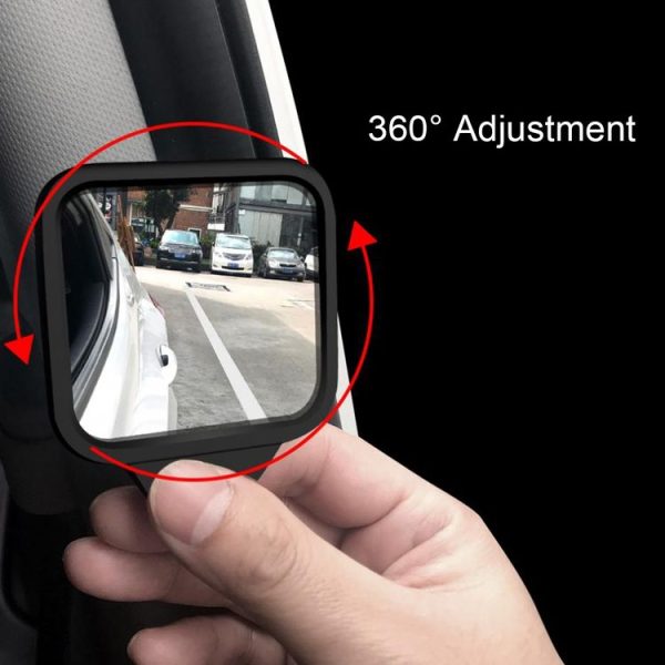3R-2130 Car Truck Interior Adjustable Wide Angle Rear View Blind Spot Mirror, Size: 7*6.5*1cm - Image 9