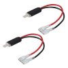 2 PCS Universal H1 Conversion Bulb Harness Wire Plugs Power Wire Adapter Connectors