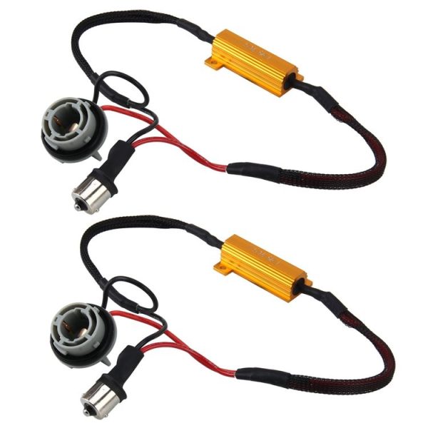 2 PCS 1156 / BA15S Car Canbus Error Canceller Decoder Load Resistor LED 50W 8 Ohm No Blinking Decoder - Image 2