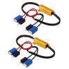 2 PCS H1 / H3 Car Canbus Error Canceller Decoder Load Resistor LED 50W 8 Ohm No Blinking Decoder Heat Resistance Aluminum Case Heat Sink High Power Metal Shell Resistance - Image 2