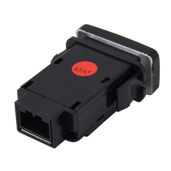 Car Fog Light Lamp Indicator 5 PIN On and Off Button Switch Control Auto Car Fog Light 5 Pin Switch On-Off Button Switch for Toyota, Large Size: 6*2.8*1.7cm (Yellow Light) - Image 3