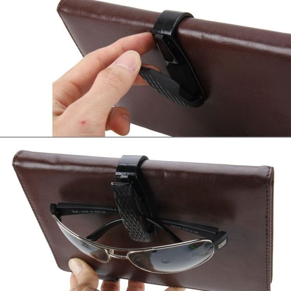 3R-2138 Vehicle Mounted Glasses Clip Car Sunglass Eyeglass Holder Glasses Sunglasses Holder Glasses Holder - Image 7