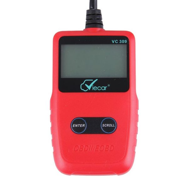 Viecar CV309 OBDII EOBD Car Diagnostic Tool Code Scanner Fault Reader (Red) - Image 3