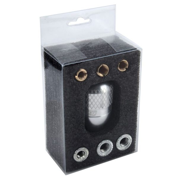 Universal Car Gear Shift Knob Modified Car Gear Shift Knob Auto Transmission Shift Lever Knob Gear Knobs (Silver) - Image 5