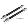 2 PCS Car Modification Large Surrounded By The Rod Telescopic Lever Front and Rear Bars Fixed Front Lip Back Shovel Adjustable Small Rod, Length: 10cm (Black) - Image 2