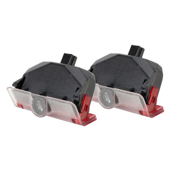 2 PCS LED Car Door Welcome Logo Car Brand 3D Shadow Light for Mercedes-Benz - Image 2