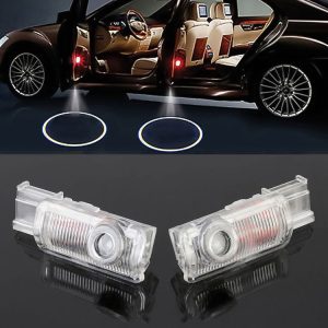 2 PCS LED Car Door Welcome Logo Car Brand 3D Shadow Light for Mercedes-Benz
