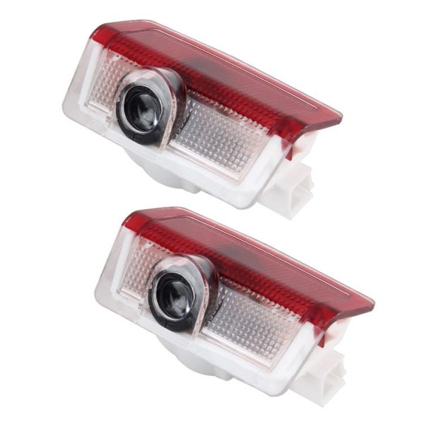 2 PCS LED Car Door Welcome Logo Car Brand 3D Shadow Light for Mercedes-Benz - Image 2